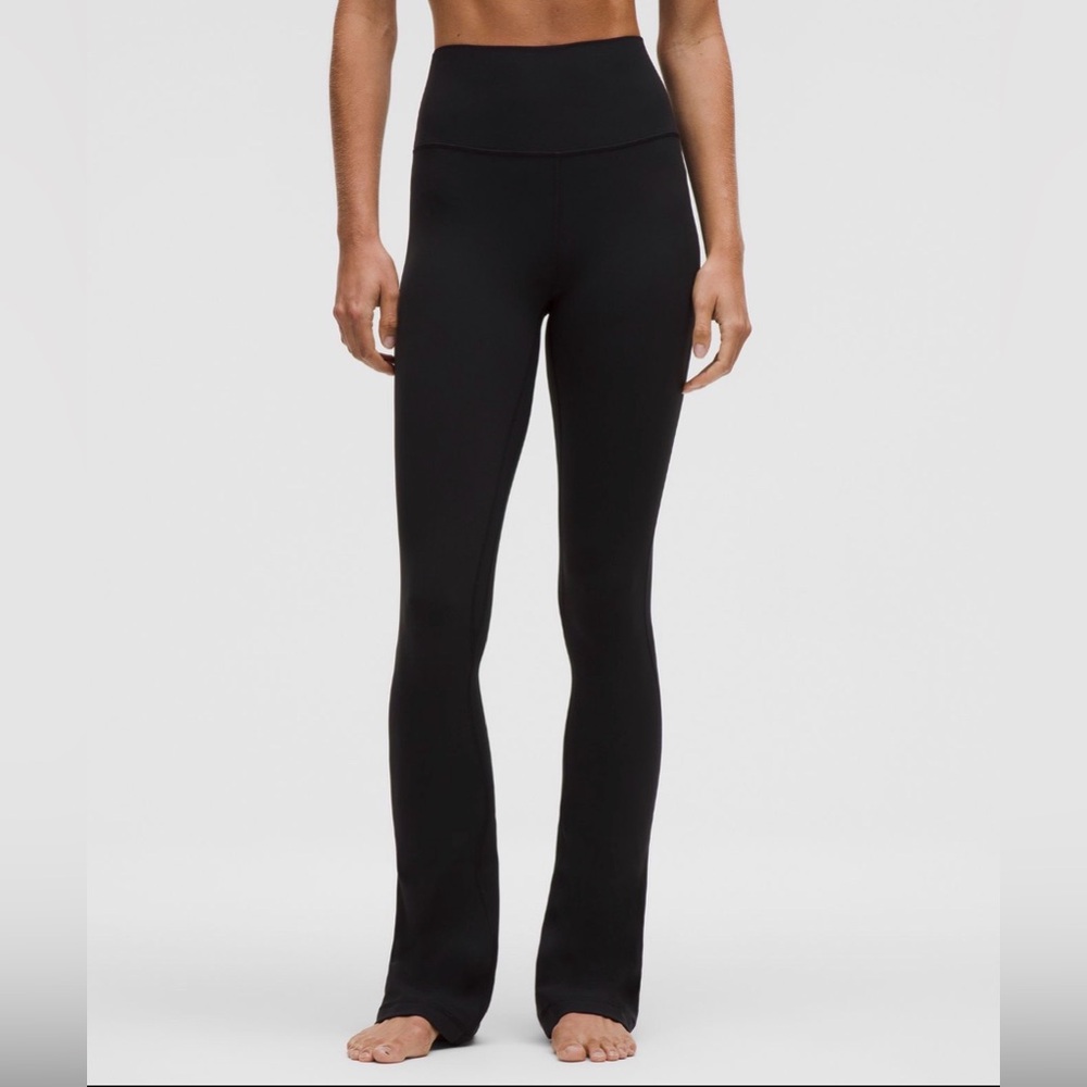 Lululemon Athletica Align High-Rise Mini-Flare Pant Black Leggings size 6